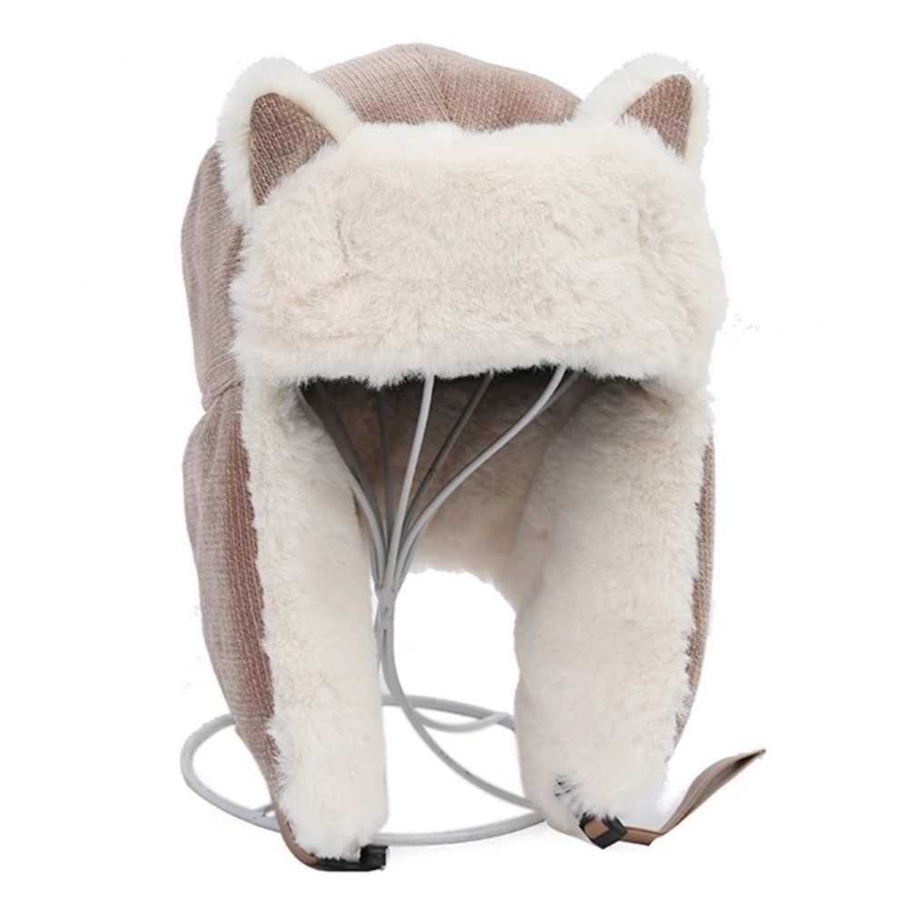 NEW! Warm Hat.One size fits most.Cold weather hat. winter warm ski hat with ear - Picture 2 of 7